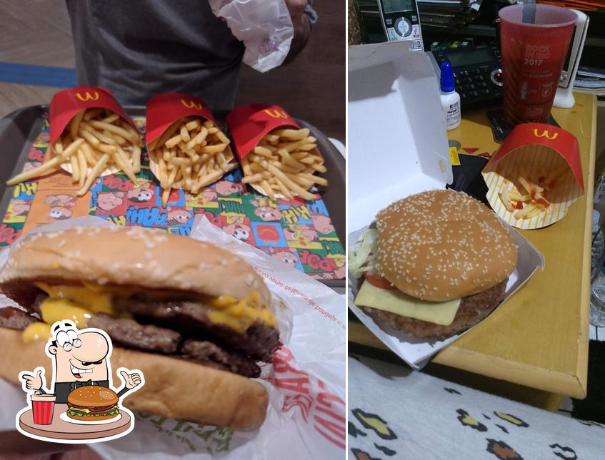 Experimente um hambúrguer no McDonalds - Estrada do Monteiro