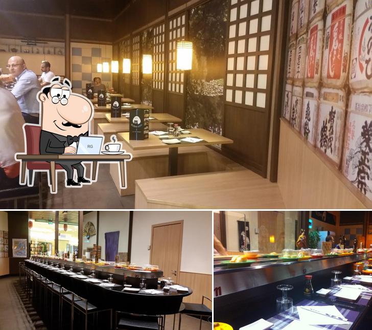Dai un'occhiata agli interni di Sushi Restaurant Fuji