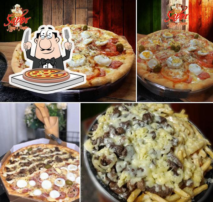 Consiga pizza no Sabor Pizzas e Porções