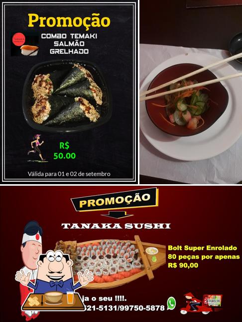 Comida em Tanaka sushi