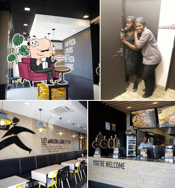 L'intérieur de Debonairs Pizza