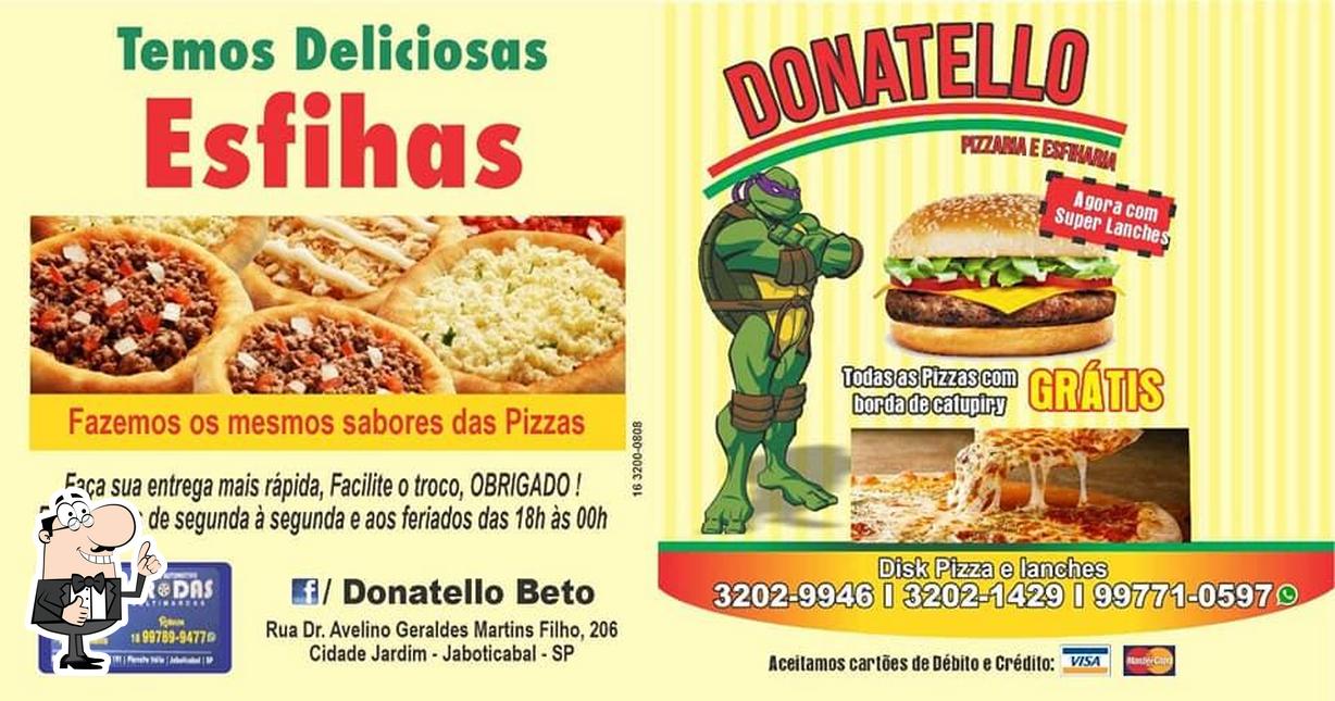 Pizzaria Donatello Ninja - Jaboticabal- UaiRango Delivery