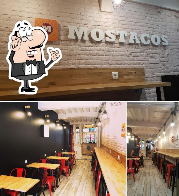 The interior of Mostacos