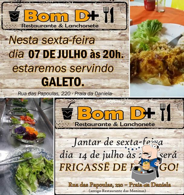 Comida em Restaurante Bom DeMais