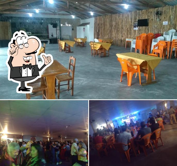 O interior do SJ Restaurante e Eventos