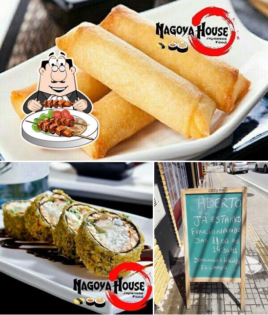 A foto a Nagoya House - Restaurante de comida Japonesa e Brasileira’s comida e quadro-negro