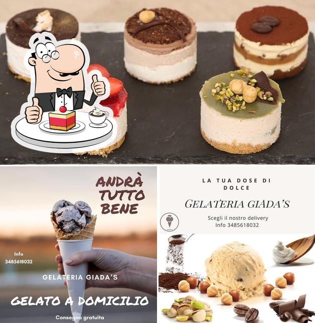 Giada's Bar Gelateria propone un'ampia gamma di dolci