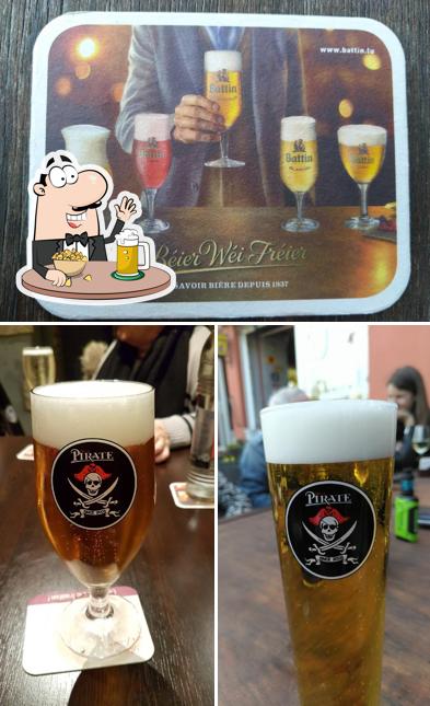 Commandez un verre de bière blonde ou brune