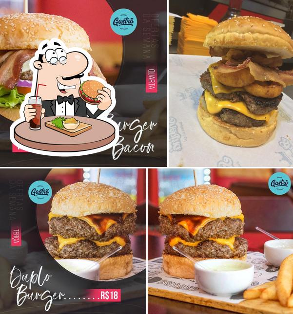 Consiga um hambúrguer no Gastrô Burger