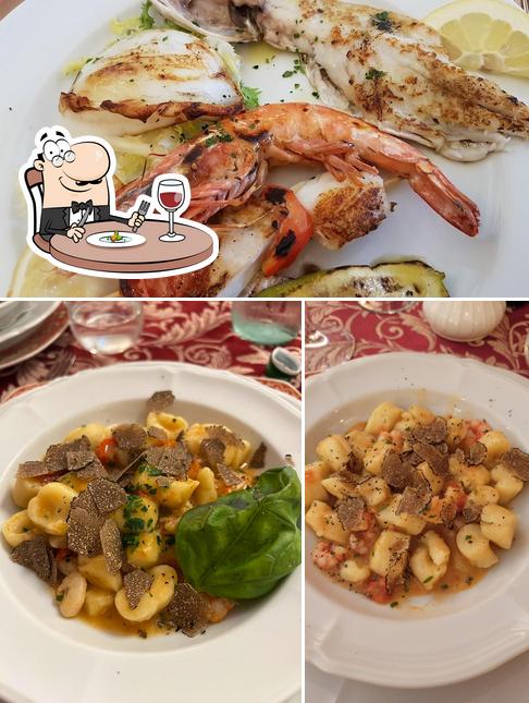 Cibo al Ristorante L'Oasi Specialità Marinare