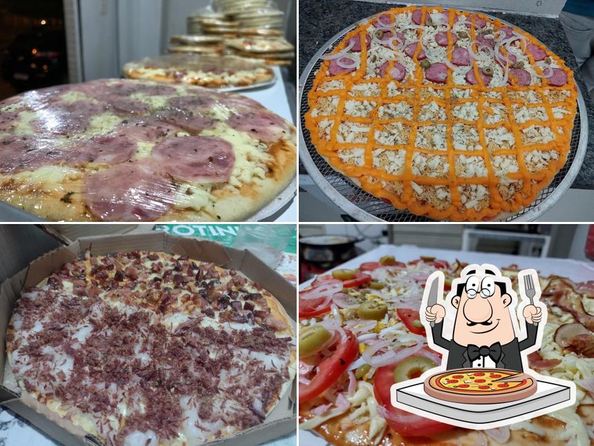 Escolha diferentes estilos de pizza