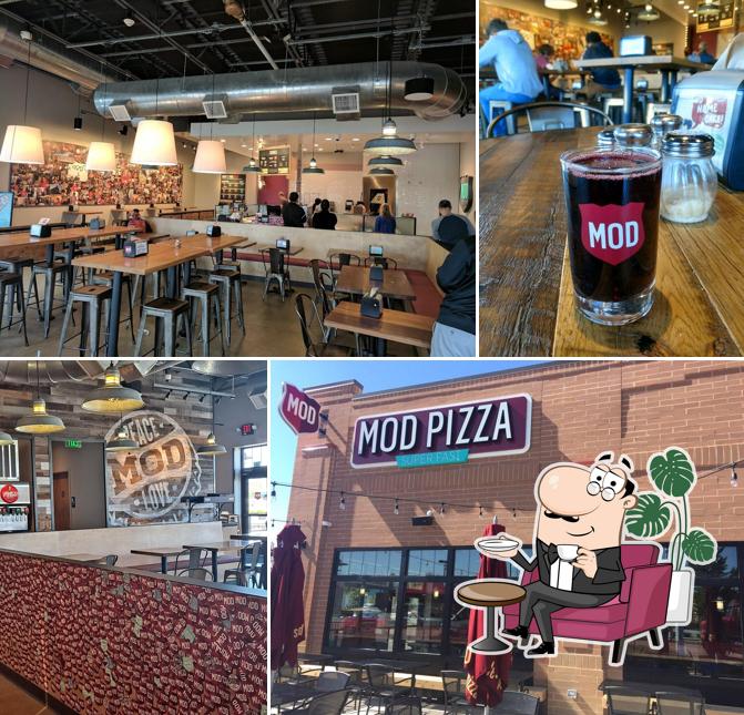 The interior of MOD Pizza