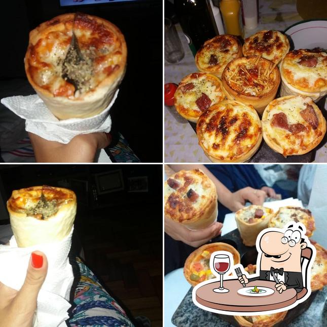 Platos en Noconne Pizza