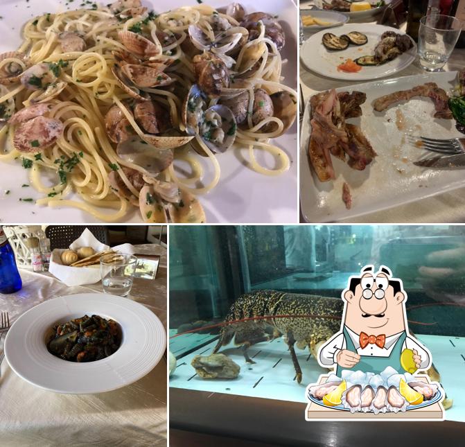 Prova tra i vari piatti di mare proposti a Antica Osteria