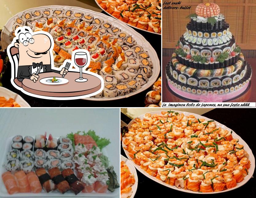 Comida em Fast sushi Delivery