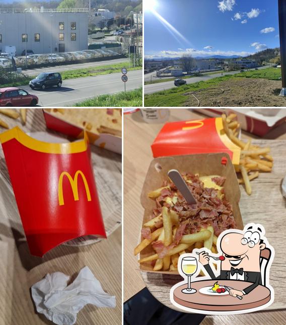 La immagine di cibo e esterno da McDonald’s Gavirate