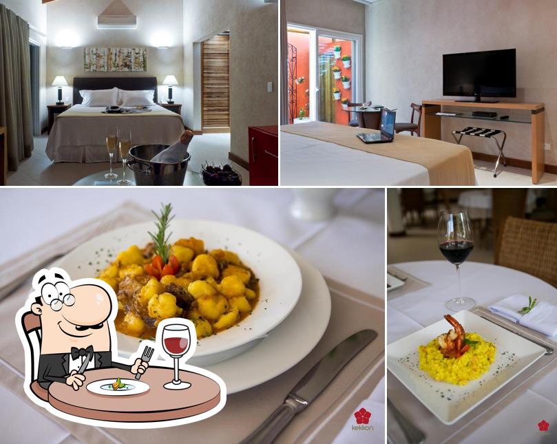 A imagem do Abayomi Hotel’s comida e interior