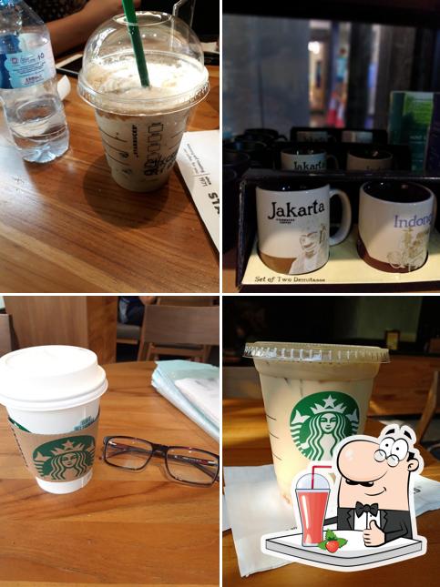 Enjoy a drink at Starbucks