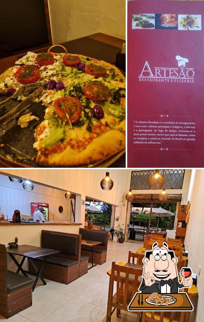 No Artesão Restaurante E Pizzaria, você pode conseguir pizza