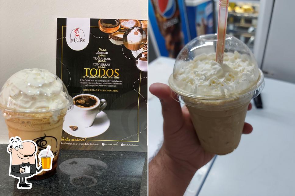 La Coffee serve uma seleção de bebidas