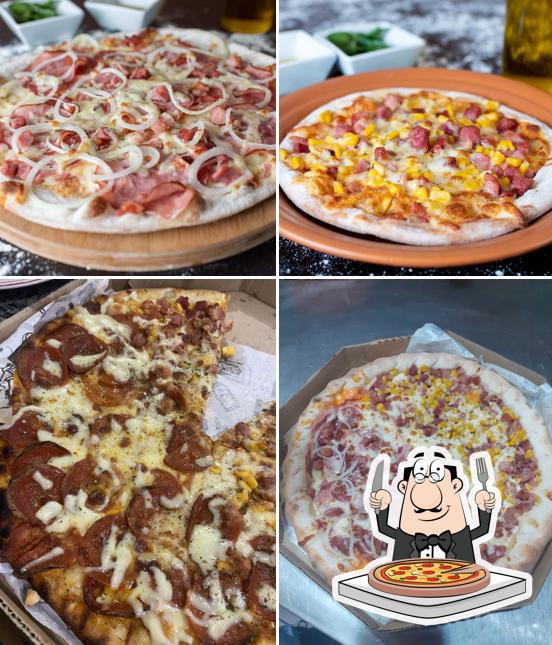 Experimente pizza no Pizzaria Seu Gomes