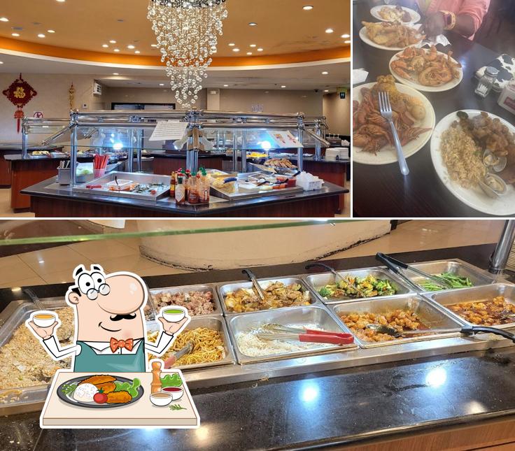 Food at Panda Palace Buffet