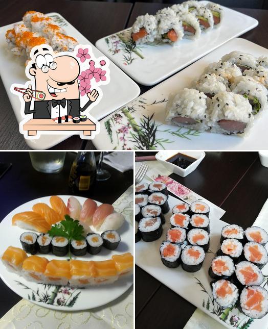 Prova le varie opzioni di sushi