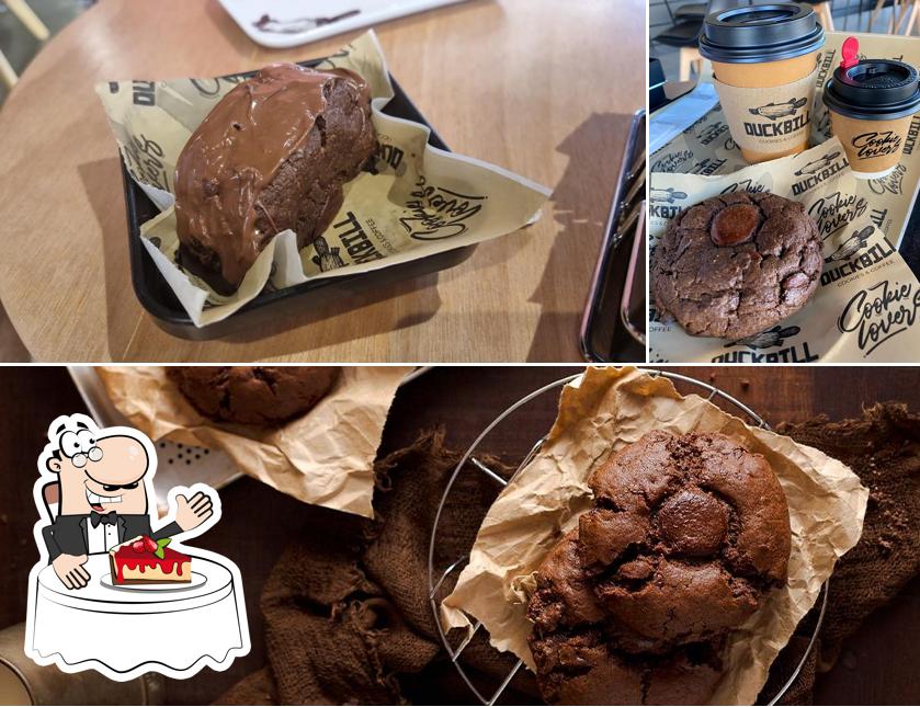 Duckbill Cookies & Coffee oferece uma seleção de sobremesas