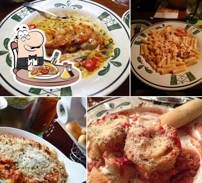 Закажите пиццу в "Olive Garden Italian Restaurant"