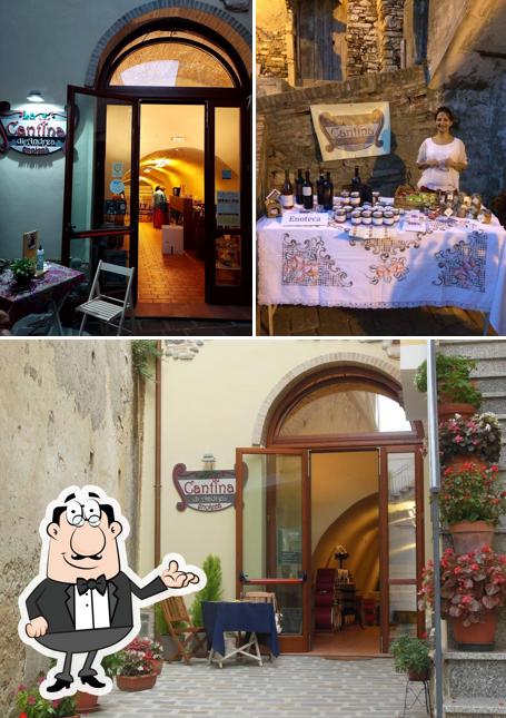 Gli interni di La cantina di Andrea