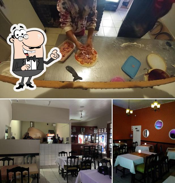 L'intérieur de Razzioli's Pizza