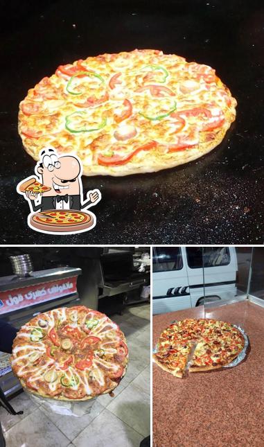 Try out pizza at كشري وصايه