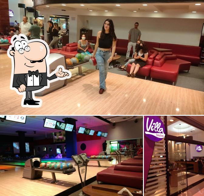 O interior do Boliche Villa Bowling -Shopping Vila Olimpia