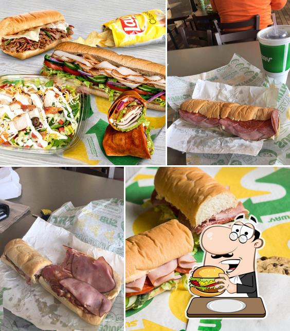 Get a burger at Subway