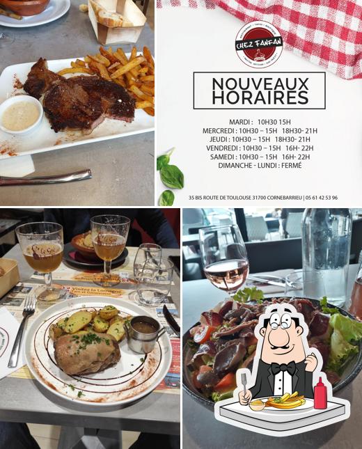 Commandez des frites à Chez Fanfan Micouleau - Restaurant - Traiteur sur demande