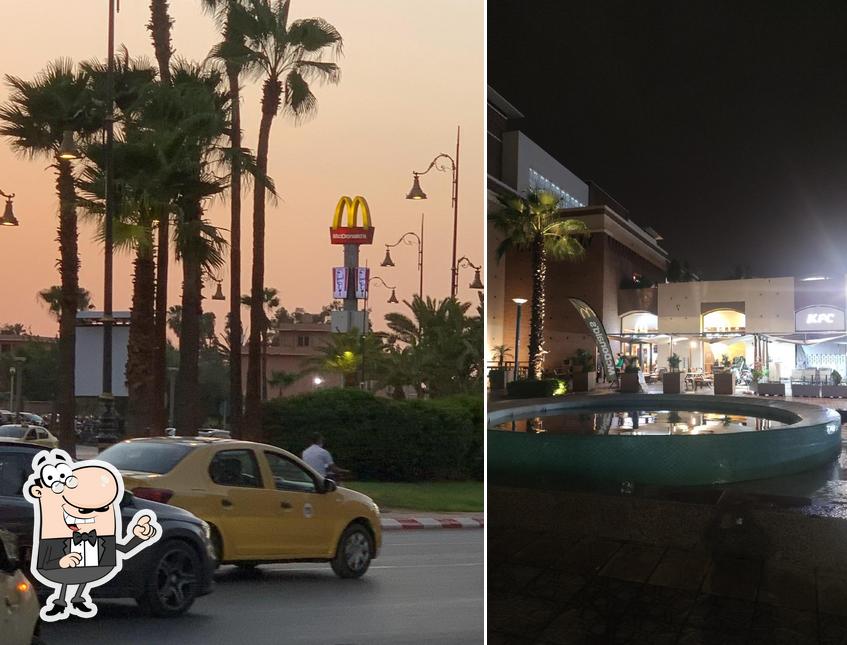 The exterior of McDonald’s Gare Marrakech