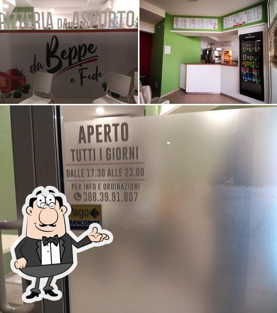 Gli interni di Pizzeria da Beppe e Fede