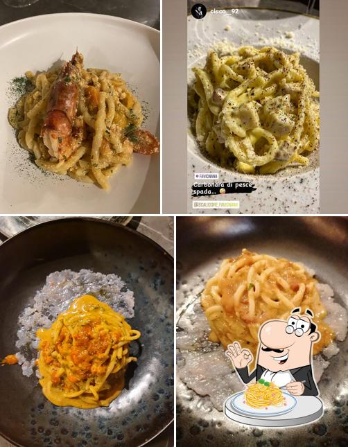 Spaghetti alla carbonara al Scaliddre Ristorante Siciliano