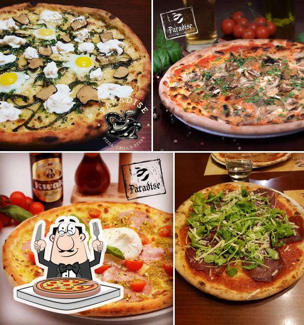 Prenditi una pizza a Paradise Pizza Grill & Beers