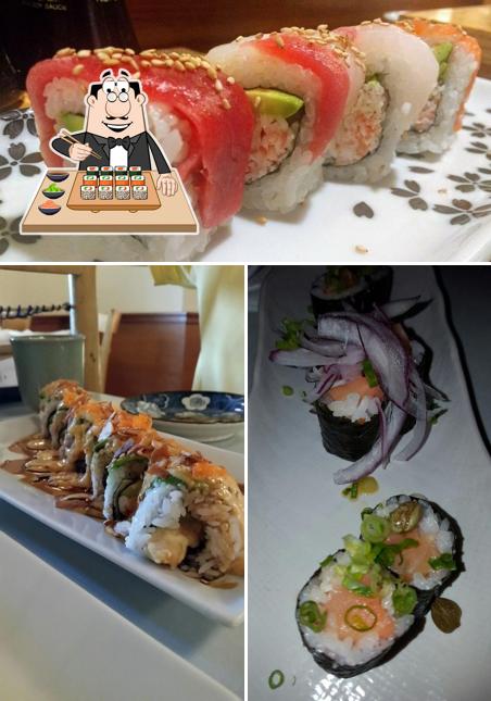 Pick various sushi options