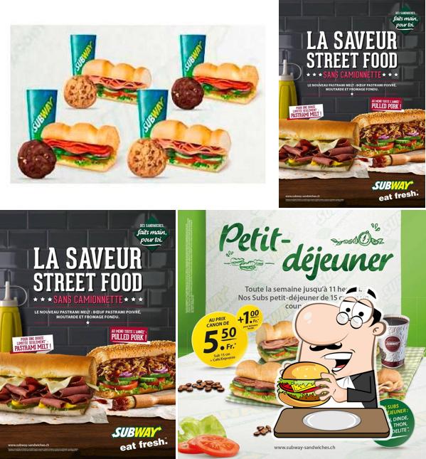 Prenditi un hamburger a Subway St Gervais Genève