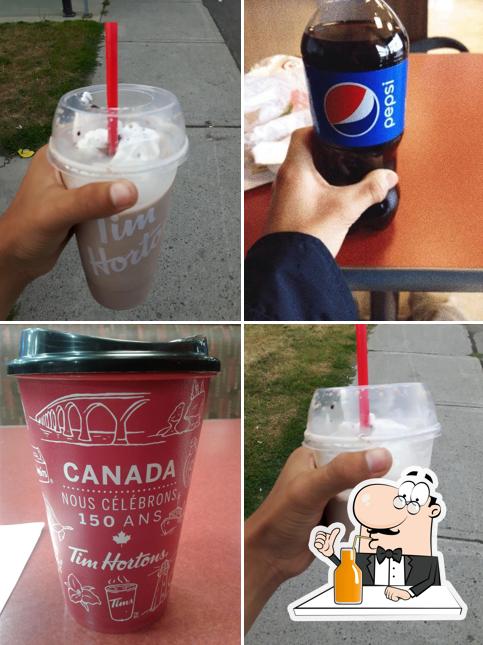 Profitez d'un verre à Tim Hortons