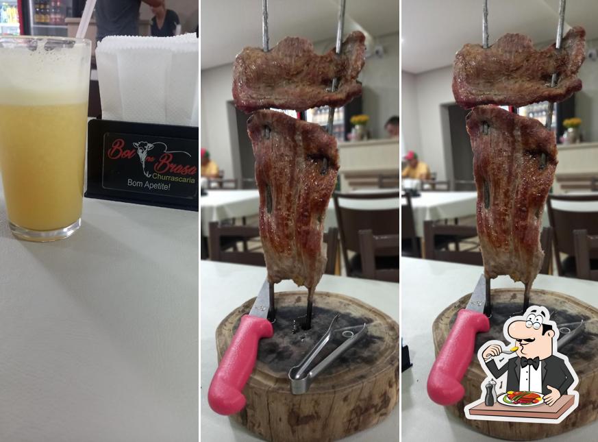 Comida em Churrascaria Boi na Brasa