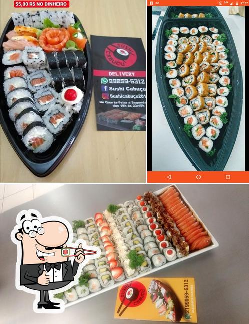 Escolha diversas opções de sushi