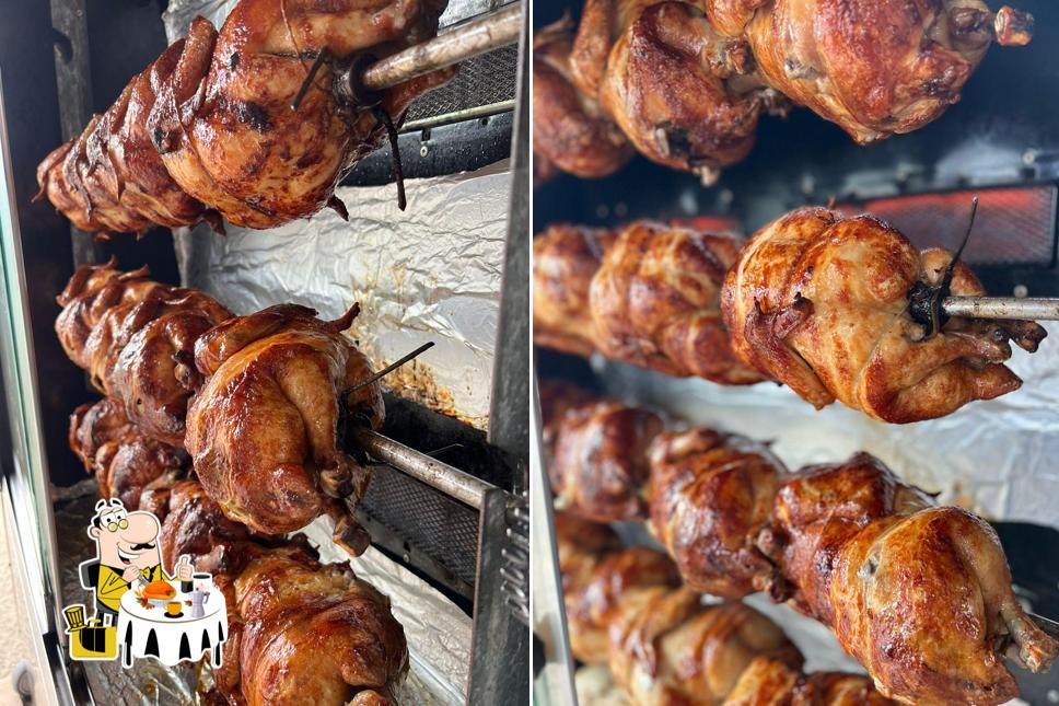 Pato-à-pequim e asas de frango em Assados da Cris