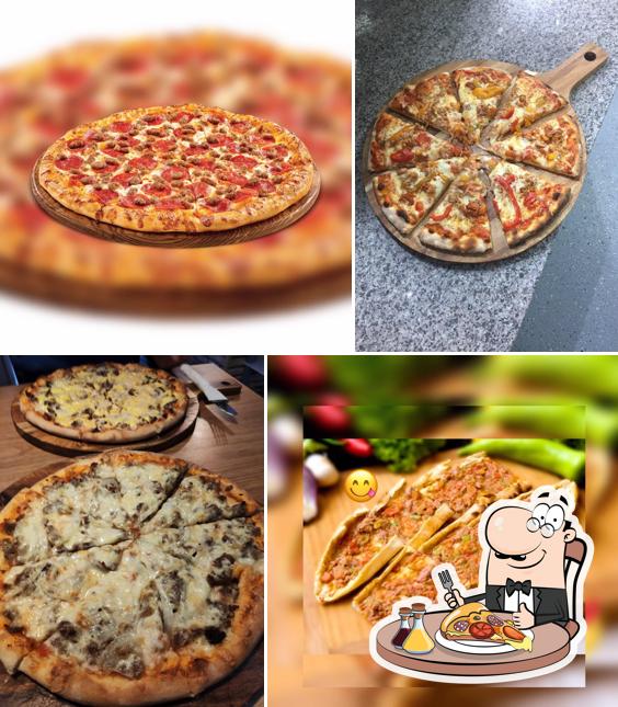 Prenez différents types de pizzas