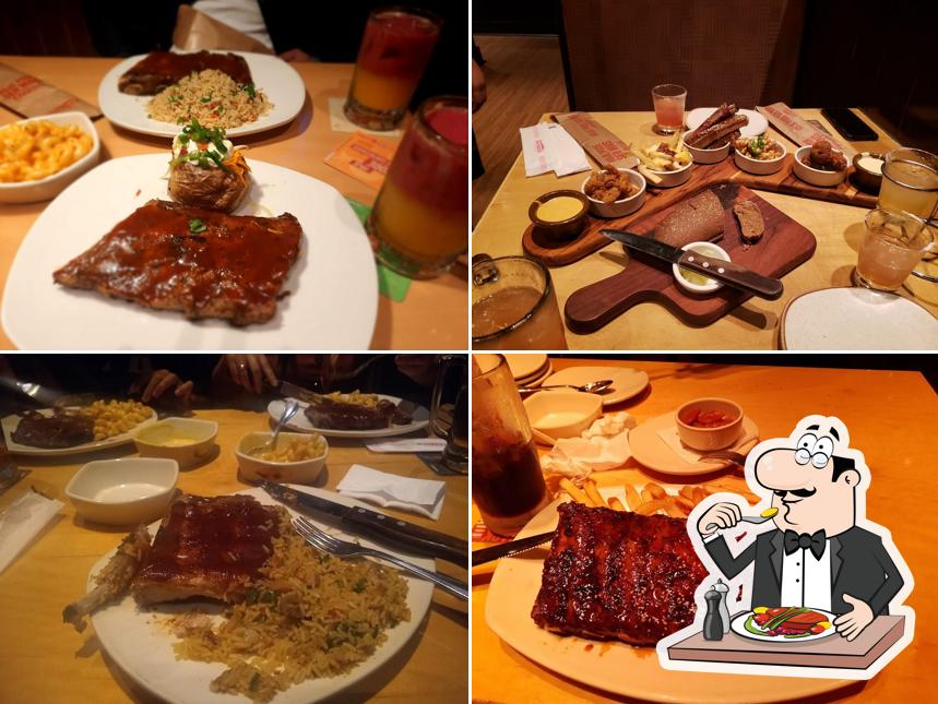 Platos en Restaurante Outback Steakhouse