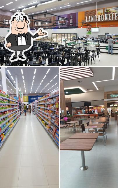 O interior do Supermercado Irmãos Gonçalves