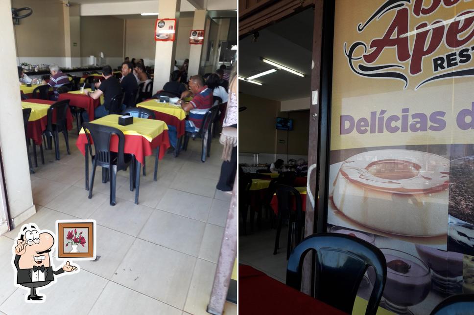 Veja imagens do interior do Bom Apetite Restaurante