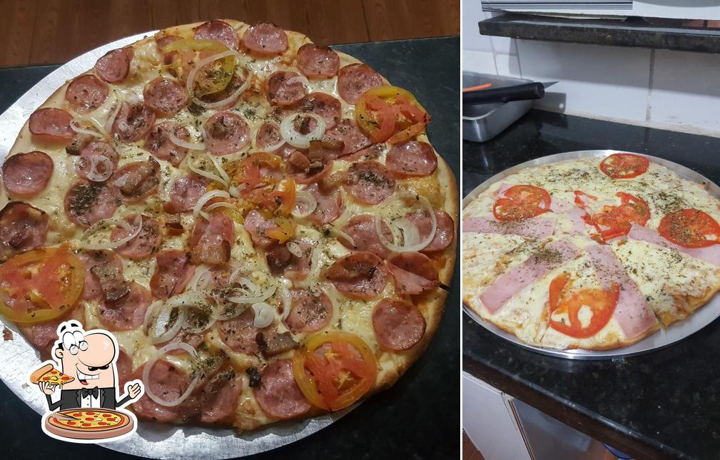 Peça diversos estilos de pizza